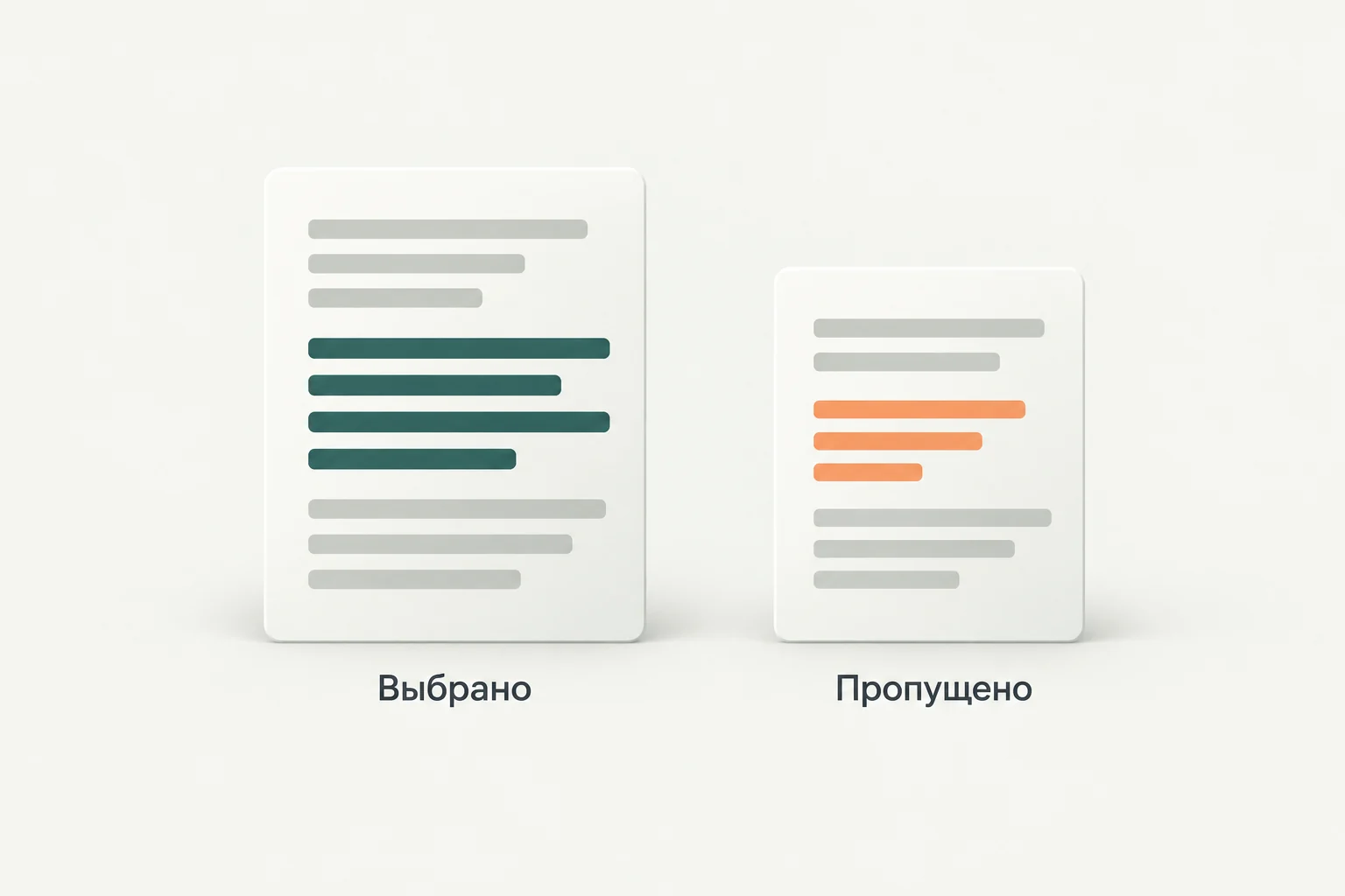 Концептуальная иллюстрация к обзору: Perplexity: сравнение выбранных абзацев
