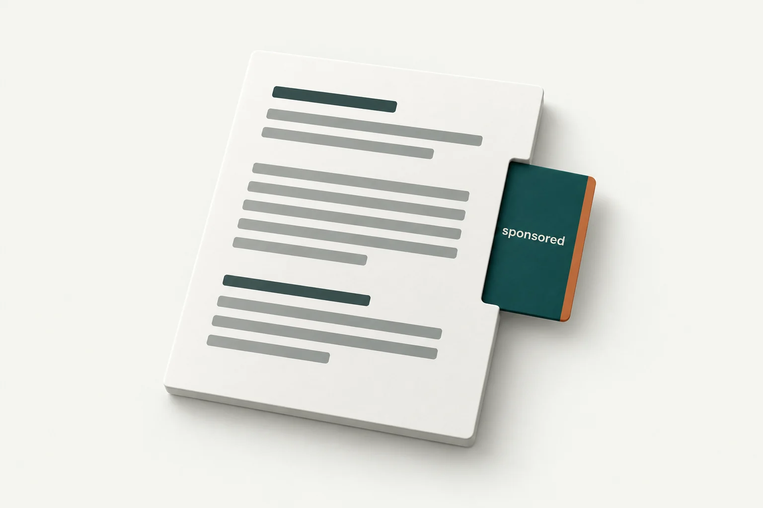 Концептуальная иллюстрация к обзору: Time и Mobian: sponsored-ответы для AI-краулера в Markdown-версии статьи