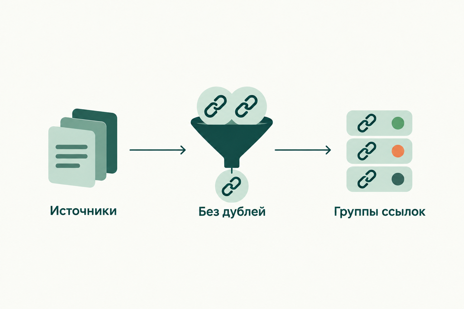 Концептуальная иллюстрация к обзору: PanSou: многоканальный поиск ссылок с фоновым дополнением результатов